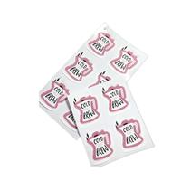 Autocollants personnalisés en PVC imperméables à adhésion forte, couleurs mélangées, pour emballages alimentaires