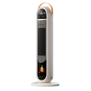 Calentador de Torre PTC de 2200W con Control Remoto, Pantalla LED de Temperatura Ambiente, Oscilación, Efecto de Llama y Temporizador - Product Image 2