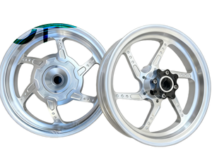 CNC Engraved Aluminum <b>Wheels</b> for Honda Giorno - 12 Lightweight Custom Carved Rims Tropical Climate Resistant - Product Image 1