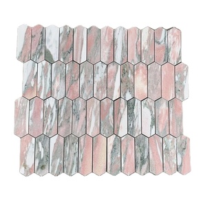 Mosaicos de Mármol Rosa Noruego — Mosaico de Mármol, Mosaico - Product Image 5