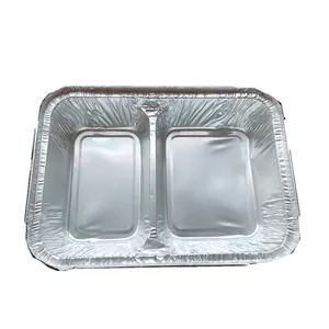 盒式托盘外卖快餐铝箔烘焙包装圆形椭圆形方形矩形碗蛋糕烘焙50000件环保