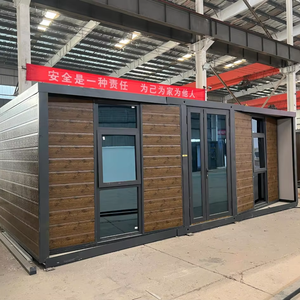 บ้านสำเร็จรูปเหล็กพับได้ 2 ห้องนอน แบบโมเดิร์น พร้อมห้องน้ำ ราคาประหยัด ขยายได้ เหมาะสำหรับโรงแรม - Product Image 1