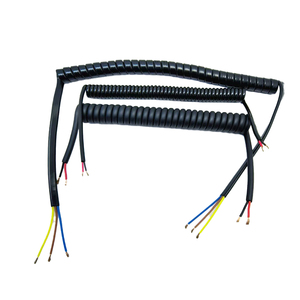 Câble d'alimentation spiralé haute flexibilité TPU/PUR (2/3/4/5/6/8/12 conducteurs) 300V pour équipement industriel/médical - Product Image 4
