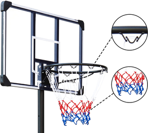 Red <span class=keywords><strong>de</strong></span> <span class=keywords><strong>baloncesto</strong></span> portátil ajustable <span class=keywords><strong>para</strong></span> <span class=keywords><strong>niños</strong></span>, sistema <span class=keywords><strong>de</strong></span> red móvil <span class=keywords><strong>de</strong></span> alta calidad <span class=keywords><strong>para</strong></span> <span class=keywords><strong>baloncesto</strong></span> - Product Image 1