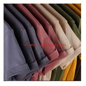 Camiseta de Diseño 100% Algodón, Lisa, Negra y Blanca, Clásica, de Manga Corta, Verano, Casual, de Alta Calidad para Hombre - Product Image 1