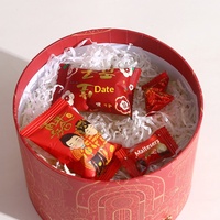Nouvelle conception Boîte cadeau cylindrique « Ville Éternelle » avec finition bronzée pour mariage, Saint-Valentin, anniversaire - En stock