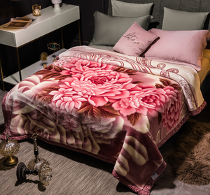 100% Polyester Nữ Hoàng Kích Thước Mora Tây Ban Nha Ấm Raschel Chăn - Product Image 2