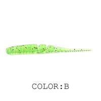 Spinpoler Rockfish Worm Mini Soft Plastic Baits Saltwater & River Ice Fishing Tackle Bass Swimbait Jigging Perch Crappie Lure