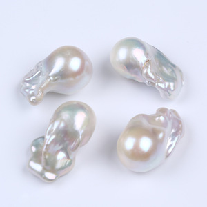 Perlas Keshi Barrocas de Agua Dulce Naturales de 15-18 mm, Cuentas Sueltas Blancas de ABS para Hacer Collares, Pulseras y Pendientes, Mars Zhuji - Product Image 3