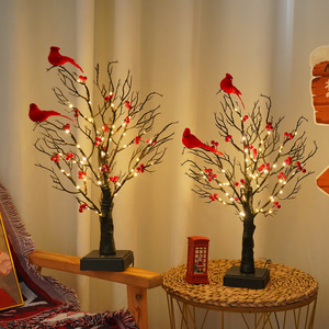 Luces de Navidad Preiluminadas con Forma de Hoja de Arce en Blanco Cálido, Doble Alimentación por Batería y USB, con Función de Temporizador, para Decoración Festiva de Interiores - Product Image 4