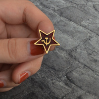 Épinglette en émail rétro Symbole URSS Étoile rouge, faucille et marteau, Guerre Froide, Soviétique, CCCP, Broche, Badge, Insigne, Cadeau pour Manteau et Casquette