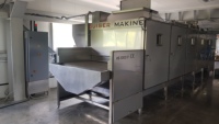 SUISER MAKINE Rostmachine voor noten, zaden, fruit & groenten van roestvrij staal, capaciteit 1500 kg/uur, gasaangedreven