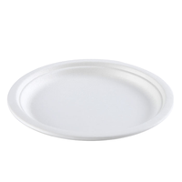 Bagasse de canne à sucre compostable personnalisée ensemble de vaisselle jetable en paille de blé assiette à déjeuner biodégradable en plein air à usage domestique
