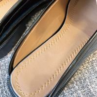 Nouveaux Mocassins Tabi en Cuir Véritable et Daim pour Hommes et Femmes, Chaussures Plates à Enfiler pour le Bureau, Hiver Automne, Semelle en Caoutchouc