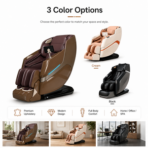 Sillón de Masaje Eléctrico de Lujo 2026 Smart Comfort Shiatsu Zero Gravity para Cuerpo Completo con Riel SL y Compresión Caliente para el Hogar - Product Image 2