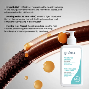 Après-shampoing lissant QBEKA <span class=keywords><strong>anti</strong></span>-chute et <span class=keywords><strong>anti</strong></span>-<span class=keywords><strong>pelliculaire</strong></span> le plus vendu : Arrêtez la chute, superchargez les follicules, boostez la densité - Product Image 6