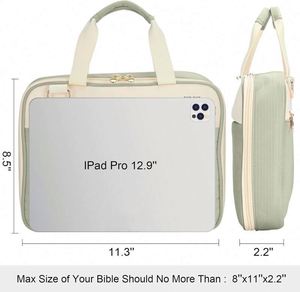 Échantillon Gratuit : Housses de Bible Grande Taille pour Femmes, Sac de Transport pour Bible, Sac de Présentation pour Église, Cadeaux Parfaits pour les Religieux - Product Image 2