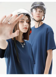 เสื้อยืดเปล่าเนื้อหนัก 250 กรัม พิมพ์โลโก้ได้ ผ้าฝ้าย 100% ทรงหลวม สไตล์สตรีทแวร์ ลายกราฟิก เสื้อยืดโอเวอร์ไซส์สำหรับผู้ชาย - Product Image 4