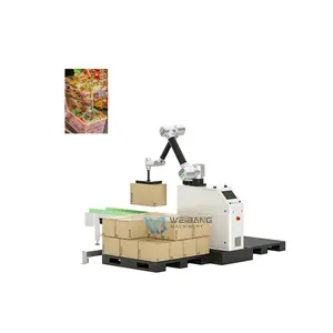 WB-MDJ 20kg Robot Palletizing Grabbing And Positioning For Poultry Feed Palletizing Robot Palletizer Layer Machine
