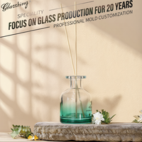 Diffuseur en verre artisanal sans plomb personnalisable, écologique, sans alcool, aromathérapie, disponible en différentes couleurs et tailles