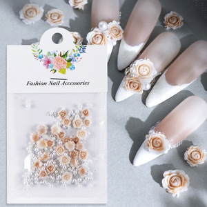 Decoraciones de Uñas en Oferta, Flores de Resina 3D, Adornos Acrílicos de Flores para Uñas, para Arte de Uñas de San Valentín - Product Image 4