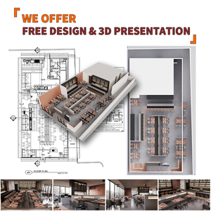 Juego de Muebles de Cuero McDonald's, Minimalistas y de Lujo, con Mesa, Sillas y Bancos de Mármol para Restaurante, Hotel, Cafetería, Dormitorio - Product Image 4