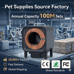 Arenero Inteligente para Gatos al por Mayor, Extra Grande, Totalmente Automático, Cuadrado, Fácil <span class=keywords><strong>de</strong></span> Limpiar, 70L, con Aire Fresco y Recogida <span class=keywords><strong>de</strong></span> Excrementos - Product Image 6