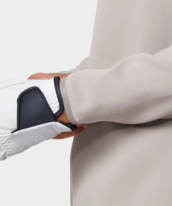 Pull de <span class=keywords><strong>golf</strong></span> à manches longues en maille tricotée à fermeture éclair 1/<span class=keywords><strong>4</strong></span>, en polyester 250g, tissu éponge français, couleur unie, séchage rapide, personnalisé pour homme - Product Image 5