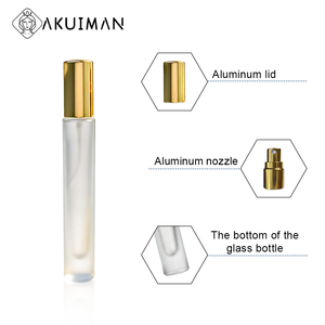 Flacon vaporisateur vide 10ml/15ml de qualité supérieure, design moderne, pour brume fine, cosmétiques, brume corporelle, parfum, idéal pour les voyages. - Product Image 2