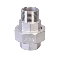 Raccords de tuyauterie filetés en acier inoxydable sur mesure, connexion femelle lisse, usinés CNC de précision pour applications hydrauliques