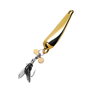 Ensemble de micro-pêche avec hameçon métallique, leurre artificiel dur, spinner à hélice pour la pêche au bar, au brochet, en eau salée, en rivière, en lac, en ruisseau, à la carpe - Product Image 2