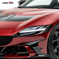 Couvre-phare avant en fibre de carbone sèche préimprégnée style MSY pour kit carrosserie Ferrari Roma Aerokit