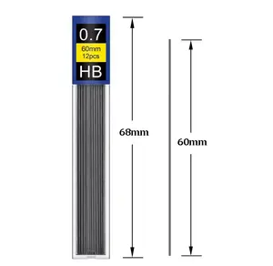 연필 리드 0.5mm HB 흑연 연필 리드 0.7mm 2B 4B 9B 기계식 연필 리드 리필 0.9mm