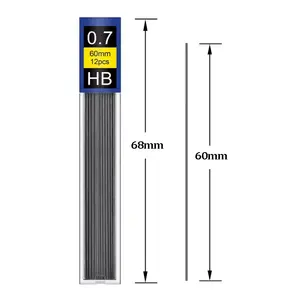 铅笔芯0.5毫米HB石墨铅笔芯0.7毫米2B 4B 9B机械铅笔芯0.9毫米