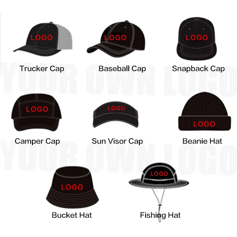 ZG hats with custom logo dad gorras golf caps snap back trucker hats baseball caps fitted bucket embroidery logo custom hats