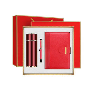 Vaso Térmico Premium 4 en 1, Cuaderno, Bolígrafo, Porta Tarjetas de Visita, Caja de Regalo de Lujo para Hotel, Souvenir Diplomático, Venta al Por Mayor - Product Image 2