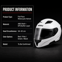 Nouveau casque de moto Predator Open Face ABS, demi-casque, style classique rétro, pour hommes et femmes, vintage, cruiser, scooter, visière bleue