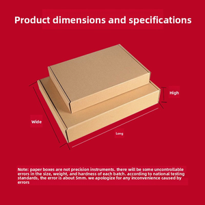 Lớn Nhỏ Vuông Kraft Sóng Các Tông Gửi Thư Hộp Dễ Thương Nhỏ Trung Bình Màu Đỏ Hồng Vàng Đầy Màu Sắc CD Vật Liệu Tái Chế - Product Image 6