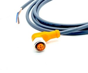 Cable IFM Efector EVC004, Conector M12 Hembra en Ángulo Recto, 4 Hilos, 5 Pines, 2m, PUR Negro, Tecnología de Conexión Estándar (EN 61076) - Product Image 2