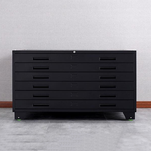 Steel File Cupboard Metal Map Cabinet <b>Storage</b> <b>Chest</b> of Drawer Muti Drawer File Cabinet Bedroom Furniture Modern 1 Piece - Product Image 2