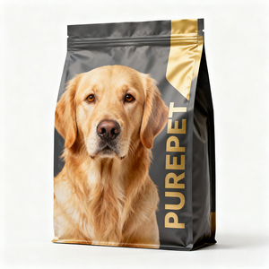 Sacchetto per Alimenti per Cani e Gatti con Fondo Piatto Riciclabile ODM OEM da 1KG-20KG - Product Image 5