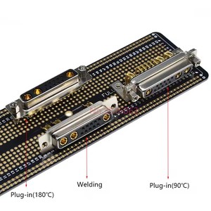 Connecteur d'alimentation haute intensité plaqué or 13w3 30A mâle/femelle, adaptateur D-Sub à souder/enfichable, prise <span class=keywords><strong>10</strong></span>+3 broches DB 13 broches - Product Image 6