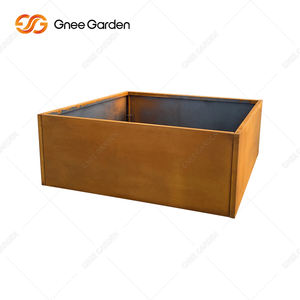 Jardinières personnalisées légères en acier corten pour le jardin extérieur et la maison Pots de fleurs en métal durable - Product Image 5