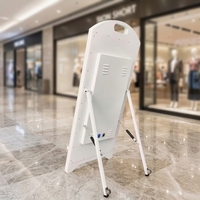 Letrero LED de Bienvenida para el Vestíbulo del Hotel, con Ruedas, Independiente, Pantalla Digital para Recepción Interior