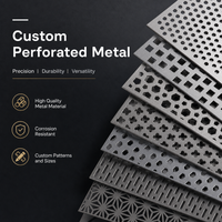 Lámina de Malla Metálica Perforada SS304 Personalizada con Orificios Redondos para Filtración Industrial y Pantallas de Diseño Arquitectónico