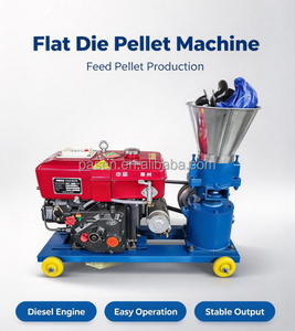 Machine de traitement des aliments pour animaux, machine à granulés, machine de fabrication de granulés d'aliments pour animaux, utilisation agricole, boîte de commande électrique modifiée, modèle CE - Product Image 1