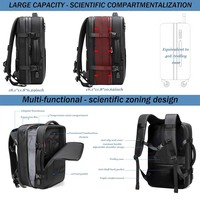 Sac à dos Vacpack vert 40L personnalisé sac à dos extensible avec fermeture éclair sac de Compression de voyage d'affaires/collège doublure en polyester sac à dos pour ordinateur portable