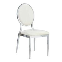 Chaise de salle à manger moderne avec pieds en métal doré, faite à la main, convertible, avec coussin en tissu PU rafraîchissant, empilable, pour salon, maison, bureau