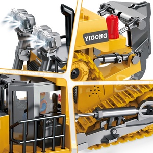 Samtoy 1:24 9CH aleación cargador simulación RC ingenierí<span class=keywords><strong>a</strong></span> <span class=keywords><strong>camión</strong></span> <span class=keywords><strong>gigante</strong></span> pala <span class=keywords><strong>Control</strong></span> <span class=keywords><strong>remoto</strong></span> Bulldozing modelo Juguetes Coche para niño - Product Image 4