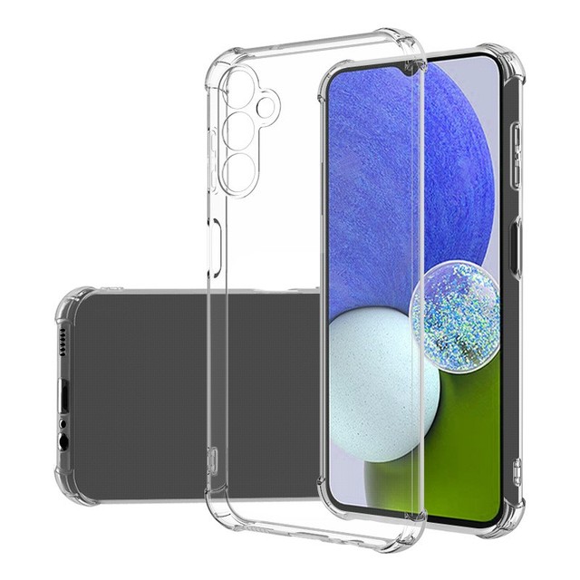 Shockproof Silicone Clear Phone Case for Samsung A14 5G A04S A04 A13 A23 A33 Transparent Back Cover Cases